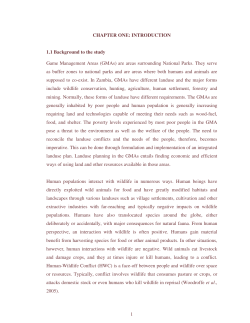 GMAs - the University of Zambia