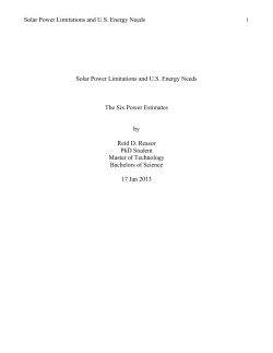 Solar Power Draft