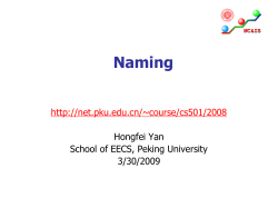 Name Resolution