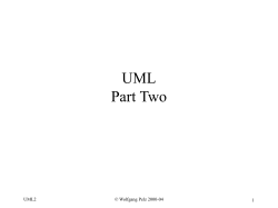 UML Continued