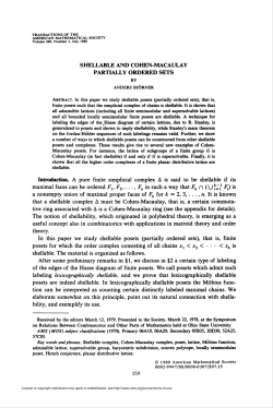 shellable and cohen-macaulay partially ordered
