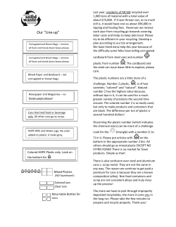 Recycling Bin Line Up - Mid