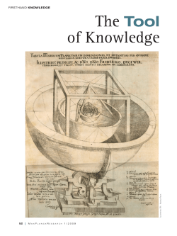 The Tool of Knowledge - Max-Planck
