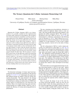 The Ternary Quantum-dot Cellular Automata Memorizing Cell