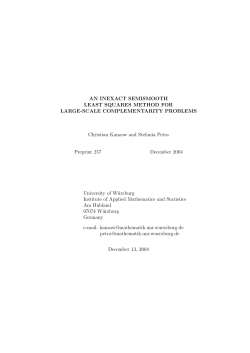 AN INEXACT SEMISMOOTH LEAST SQUARES METHOD FOR