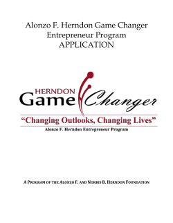 Herndon Game Changer Program