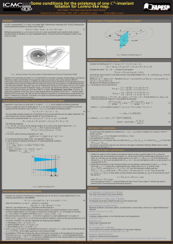 Some conditions for the existence of one Ck