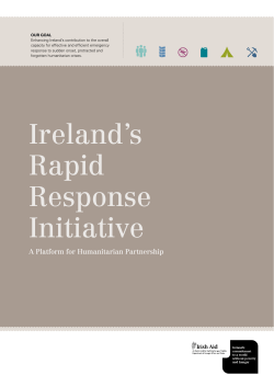 Ireland`s Rapid Response Initiative