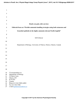 Heads you gain, tails you lose: Editorial Focus for R-00351-2016