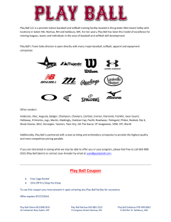 Play Ball Coupon