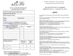 bfrc/oeyc summer - Burlington Family Resource Centre