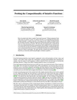 Probing the Compositionality of Intuitive Functions