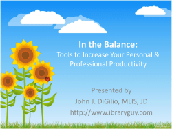 In the Balance