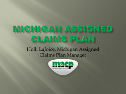 The State of the Michigan Assigned Claims Plan