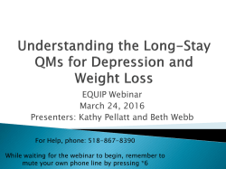 MDS 3.0 Quality Measures