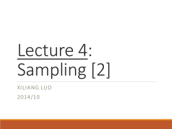 DSP Lecture-4 Sampling