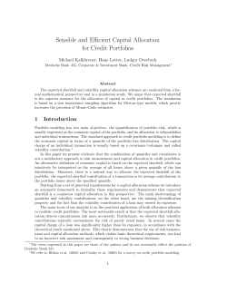 Sensible and Efficient Capital Allocation for Credit Portfolios