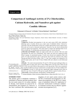 Original Article - Journal of Dentistry of Tehran University of Medical