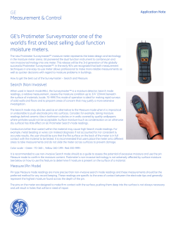 GE`s Protimeter Surveymaster one of the world`s first and best selling