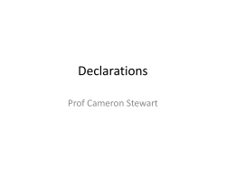 Declarations - The University of Sydney