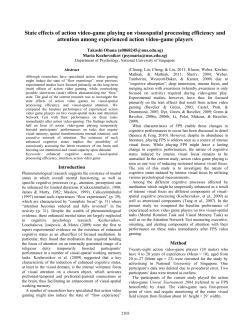 State effects of action video-game playing on visuospatial