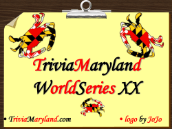 mangias - Trivia Maryland