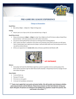 pre-game big league experience