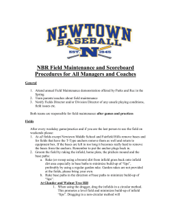 NBR Field Maintenance Requirements for All Managers