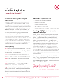 Intuitive Surgical, Inc.
