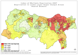 of Multiple Deprivation 2007 Deprivation in Lower Layer Super