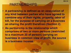 REV 01 14 Divisible income is allocated taxable.