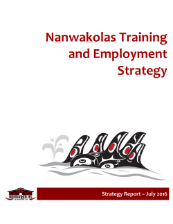 Nanwakolas Training and Employment Strategy