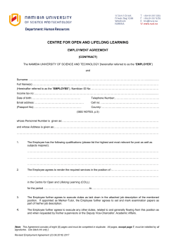 COLL CONTRACT FORM NUST 2017