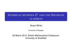 Interplay between C* and von Neumann algebras