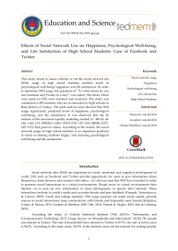 Education and Science Vol XX (2014) No XXX pp