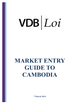 market entry guide to cambodia