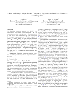 A Fast and Simple Algorithm for Computing Approximate Euclidean