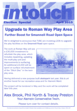 Upgrade to Roman Way Play Area