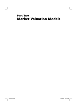 Market Valuation Models