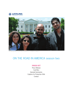 ON THE ROAD IN AMERICA season two