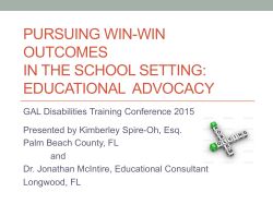 pursuing win-win outcomes in the school setting