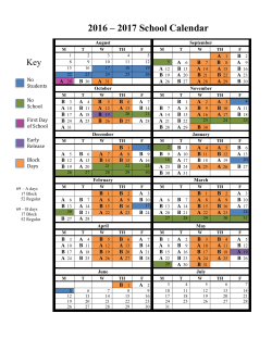 (A/B) Schedule