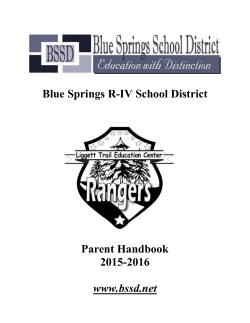 June 2015 - Blue Springs School District