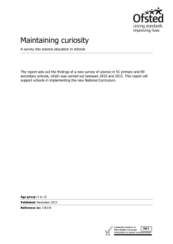 Maintaining curiosity