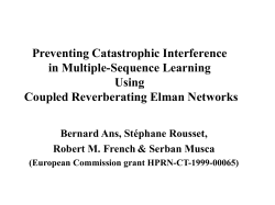 Preventing Catastrophic Interference in Multiple