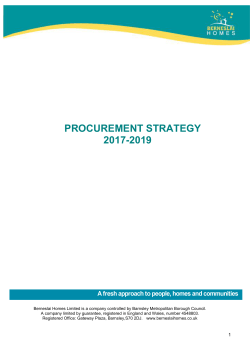 Procurement Strategy