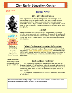 School News - Zion Early Education Center