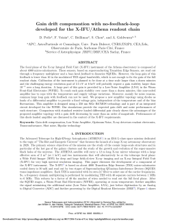 Gain drift compensation with no-feedback