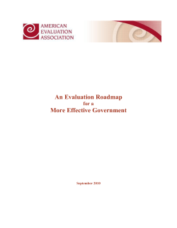 An Evaluation Roadmap for a More Effective Government