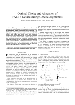 Optimal Choice and Allocation of FACTS Devices using Genetic